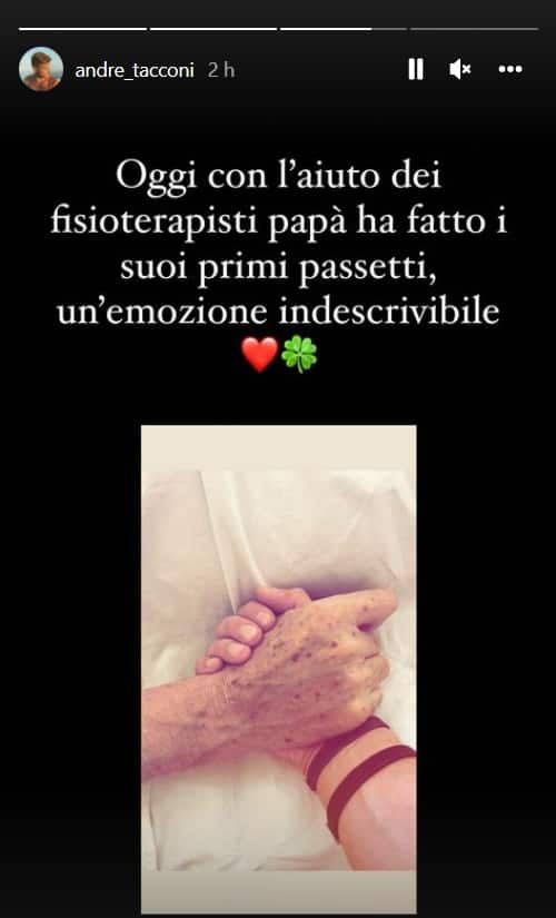 andrea tacconi messaggio