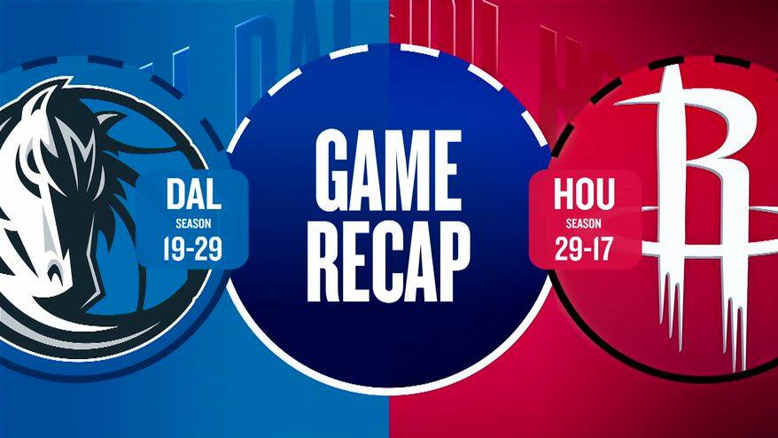 NBA Highlights: Houston-Dallas 111-107
