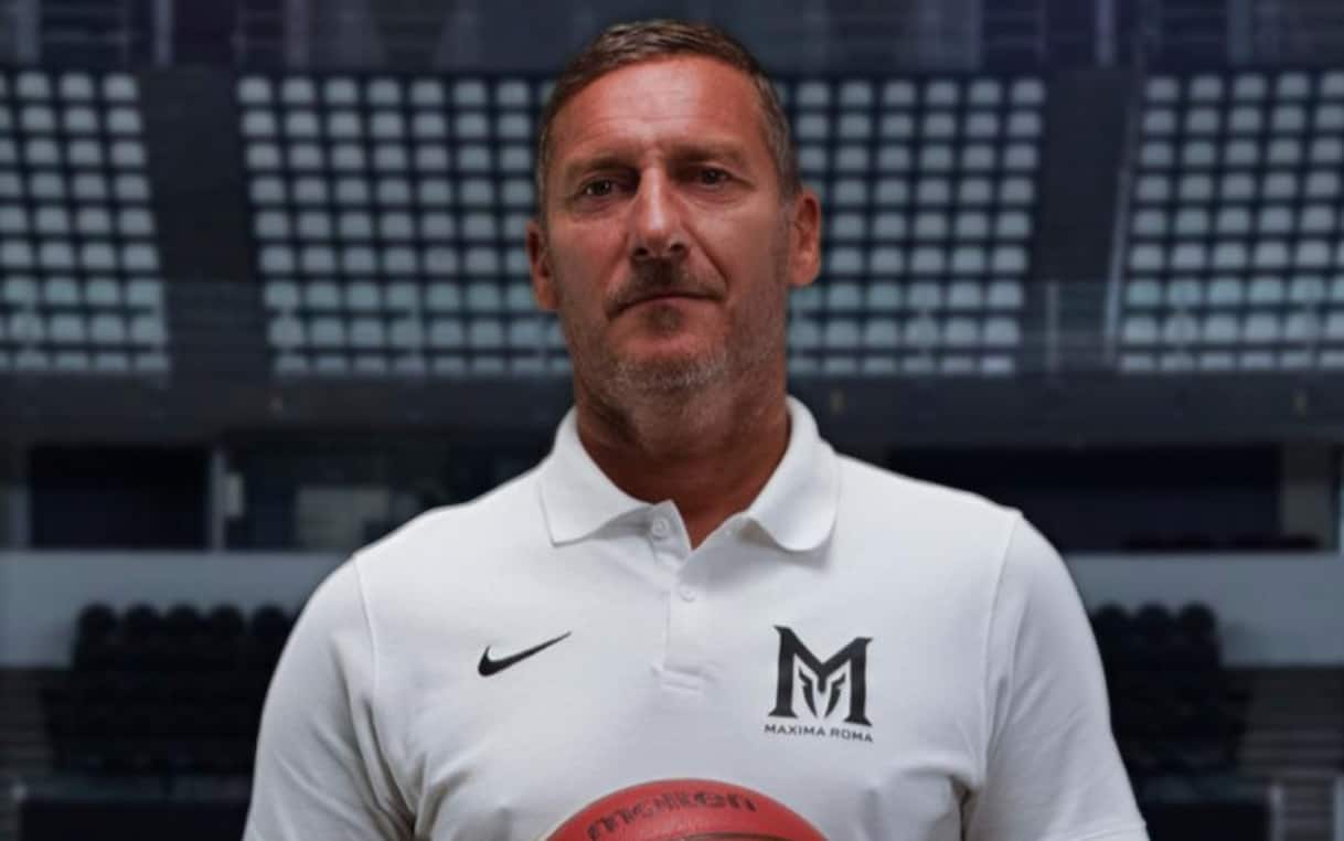 Photo: sport.sky.it Francesco Totti Joins Maxima Roma Basketball Club as New Advisor