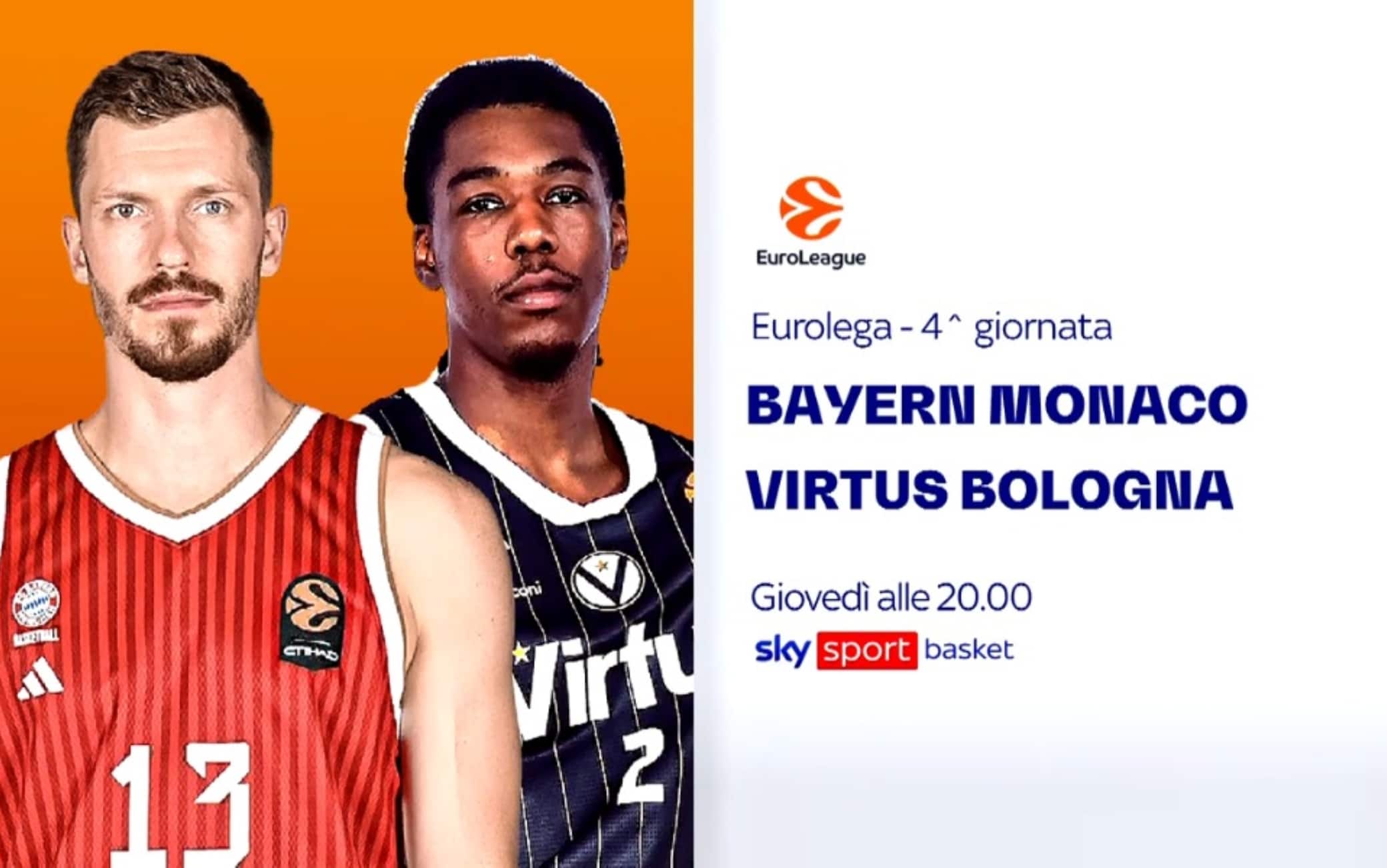  Bayern Monaco-Virtus Bologna di Eurolega: dove vedere la partita in tv e streaming