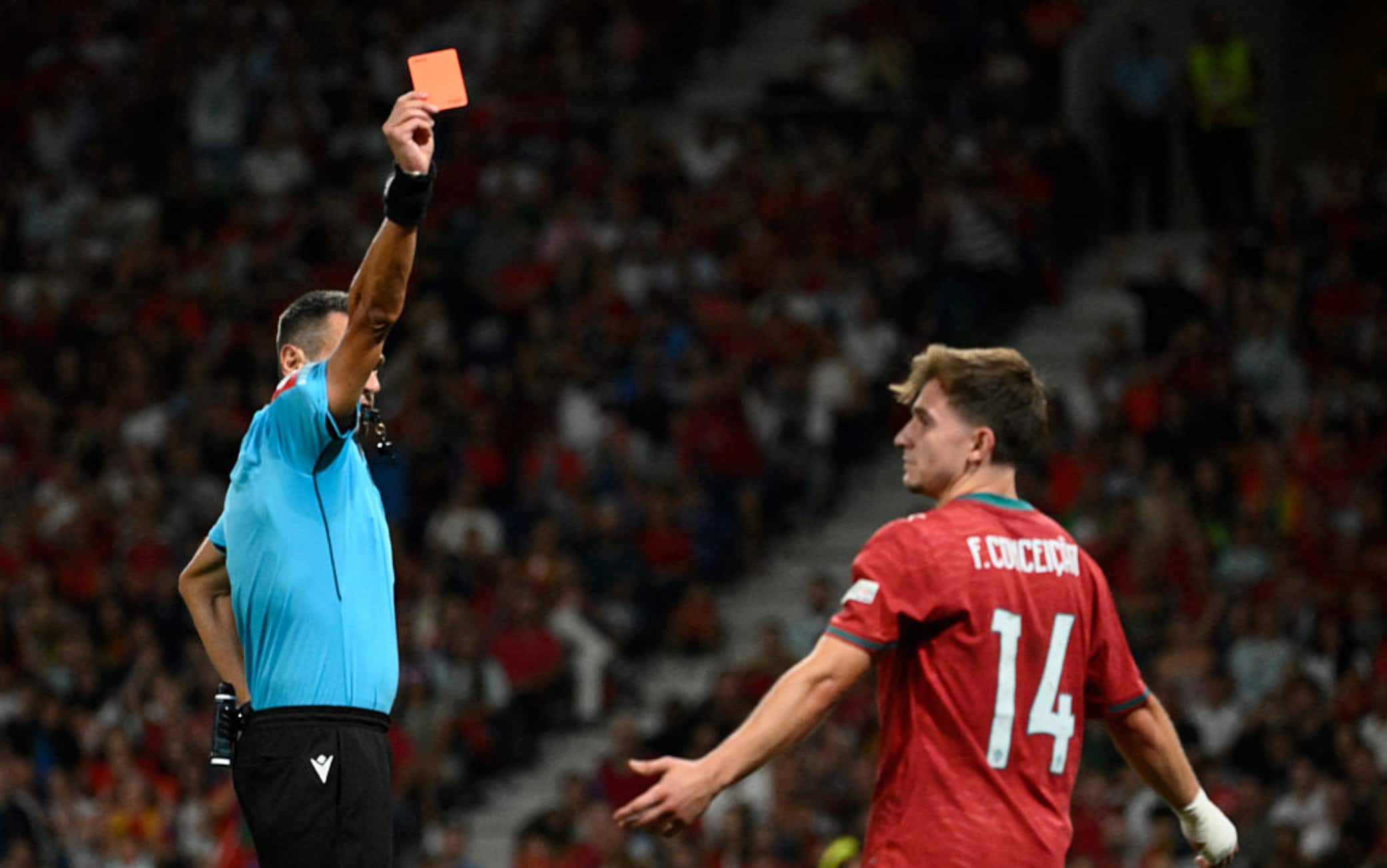 Nations League: espulsione lampo per Francisco Conceicao