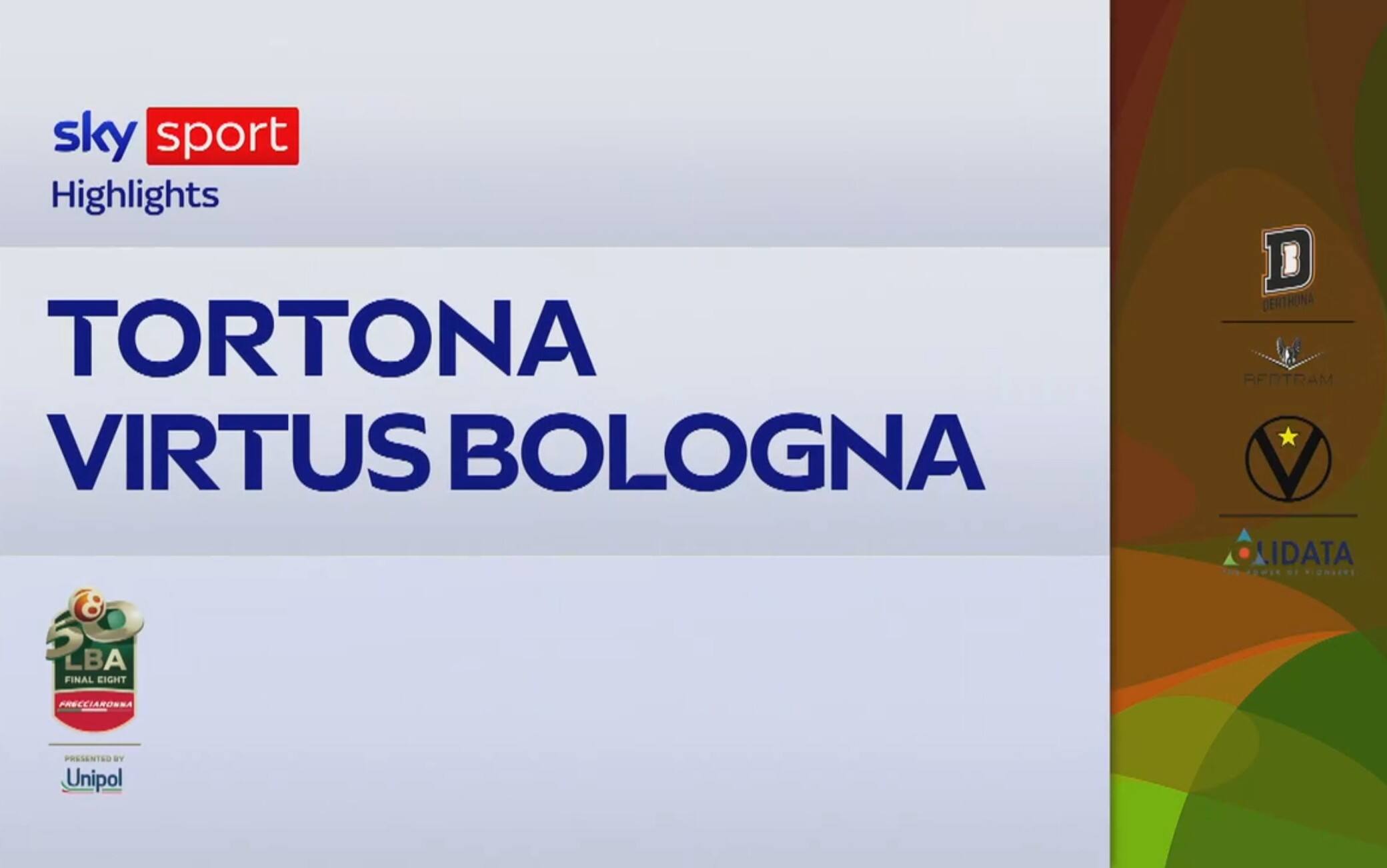 Final Eight Coppa Italia, Tortona-Virtus Bologna 84-78: gli highlights