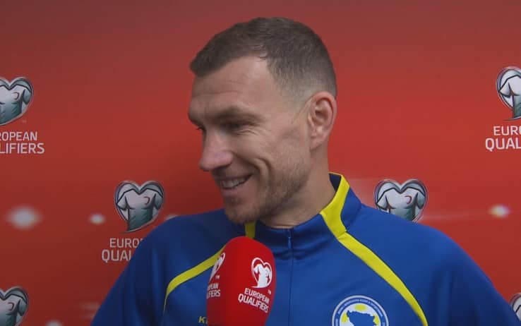 Bosnia-Italia, Dzeko: "Non so chi sia la favorita. Possiamo farcela"