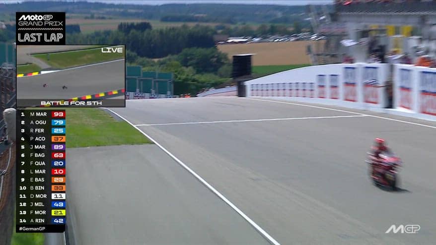 Gp Germania, l'ultimo giro della gara della MotoGP