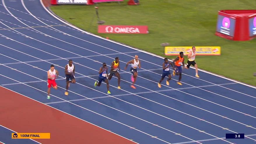 Marcell Jacobs, l'infortunio durante la finale dei 100 metri