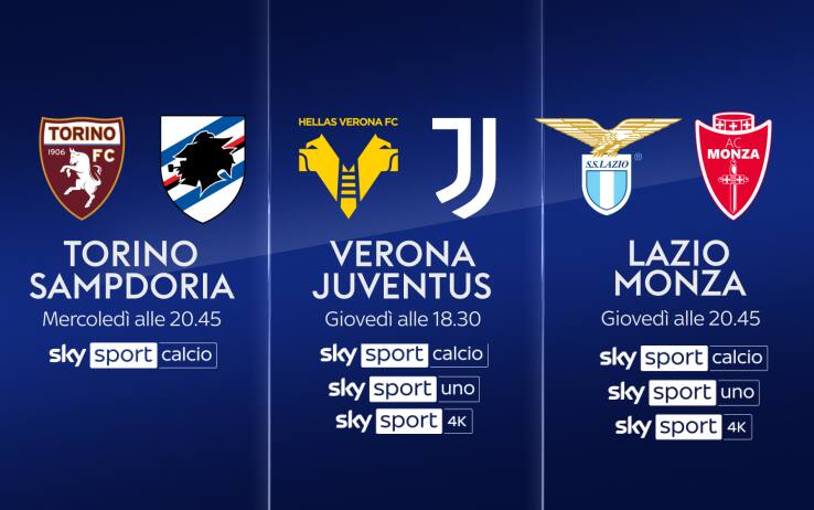 Le partite della 14^ su Sky