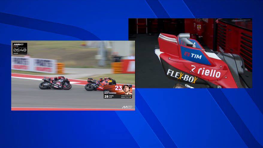 Ducati, nuovo codone sulle moto ufficiali ad Austin