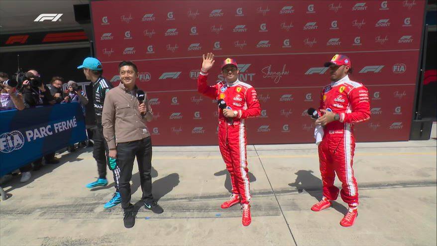 Leclerc: "Sono contento della macchina oggi"