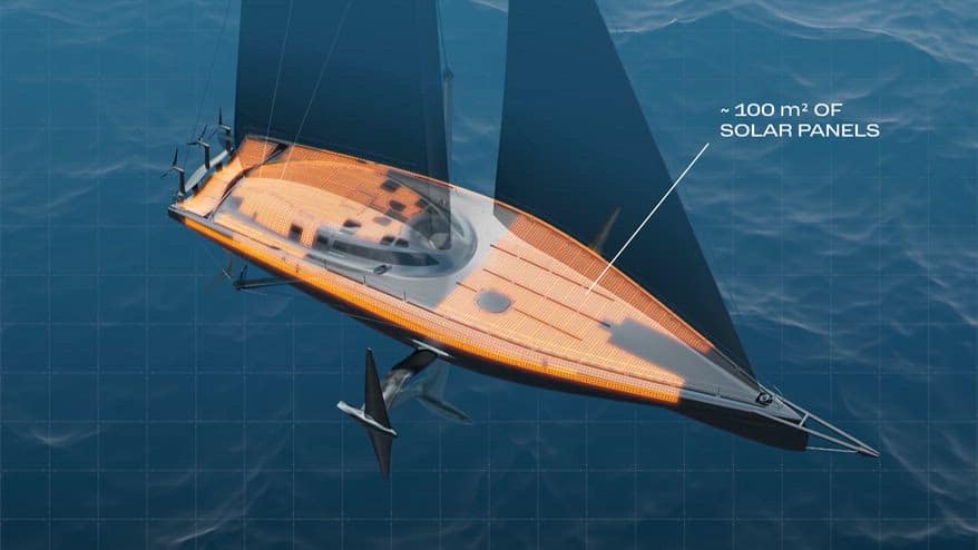 Il progetto del monoscafo volante Ferrari Hypersail