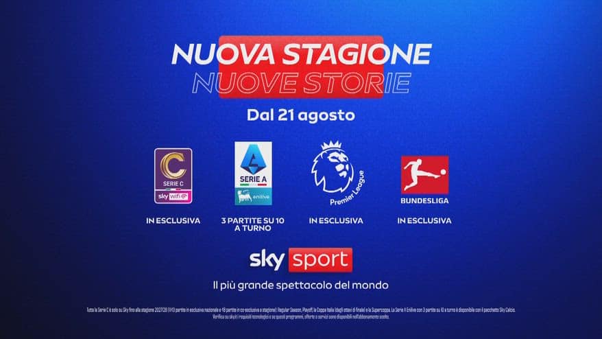 Nuova stagione, nuove storie: tutto il calcio di Sky