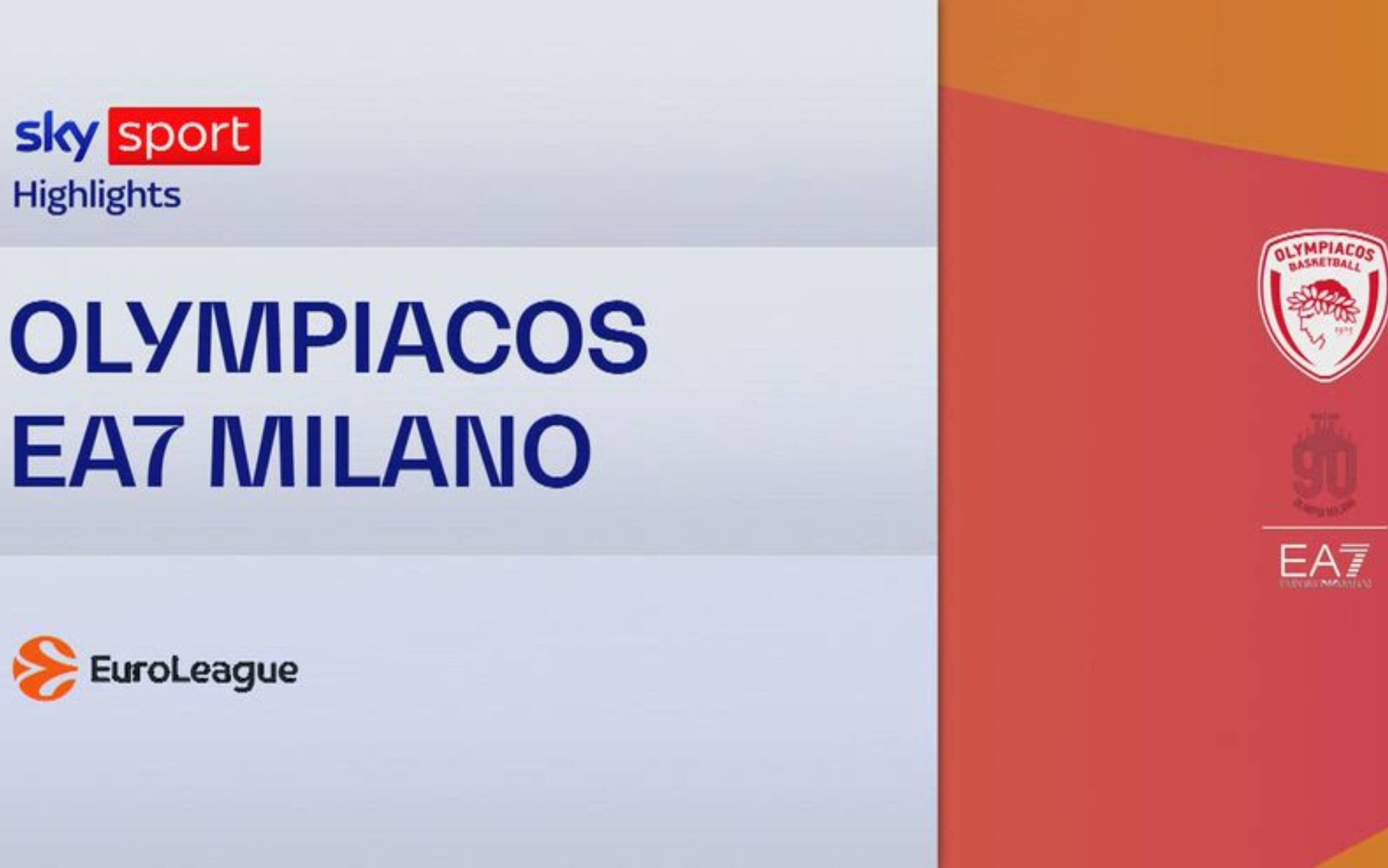 Olympiacos-Olimpia Milano 85-76: gli highlights di Eurolega