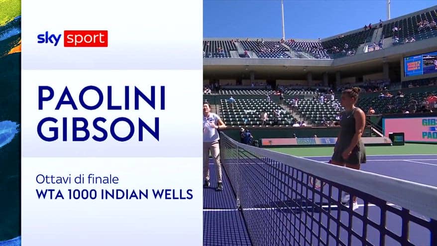 Paolini-Gibson: highlights Indian Wells 