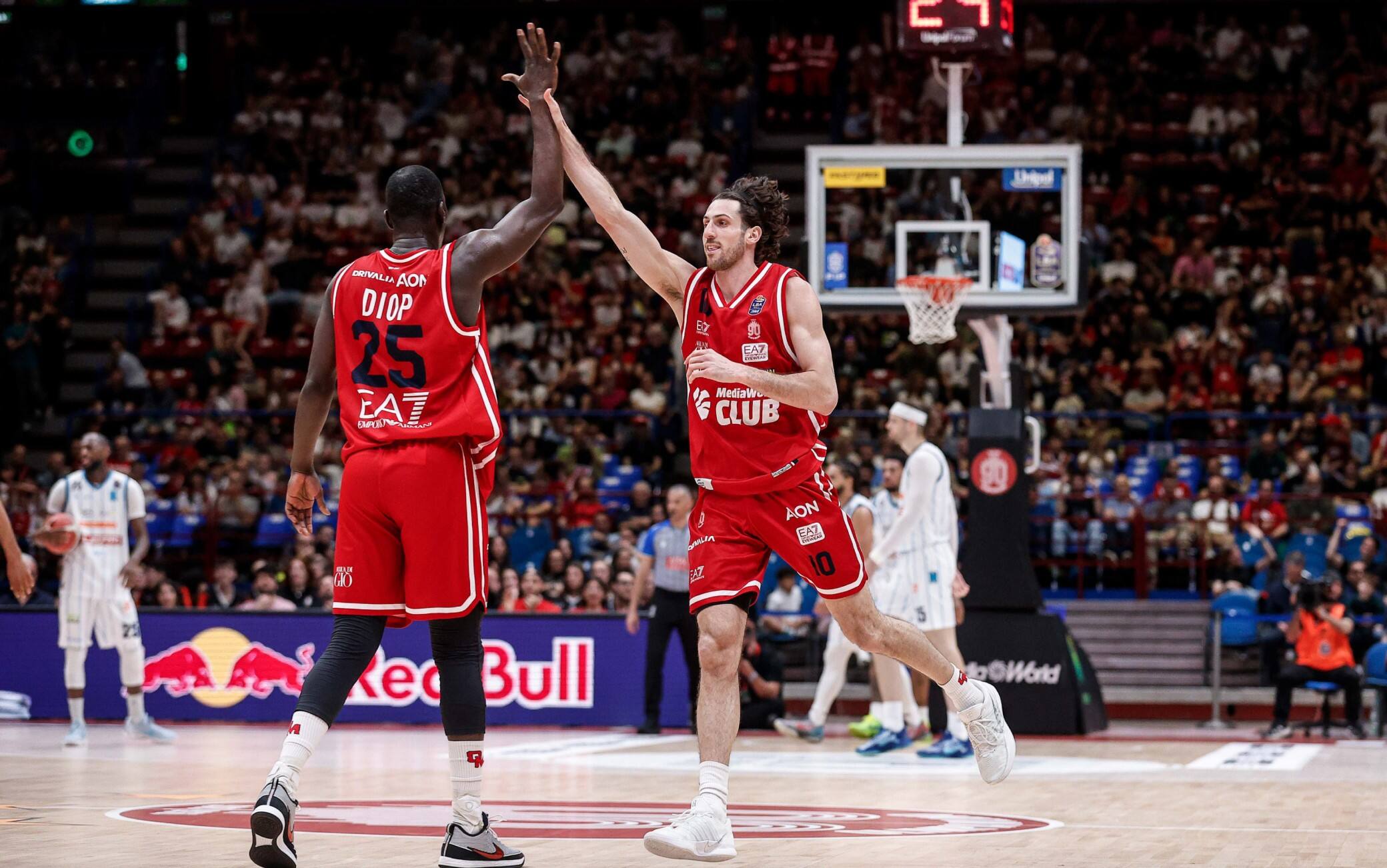 Olimpia Milano-Napoli 125-97: highlights Serie A
