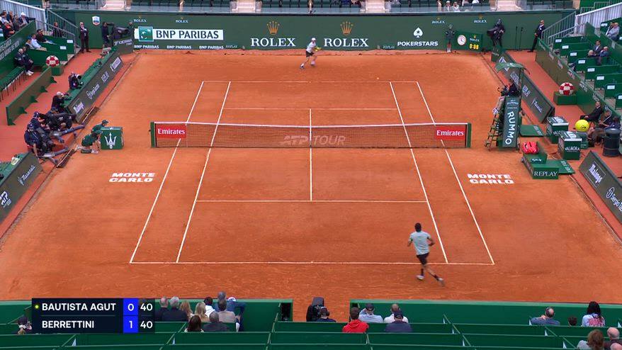 Atp Monte-Carlo, Berrettini al 2° turno dopo ritiro Bautista