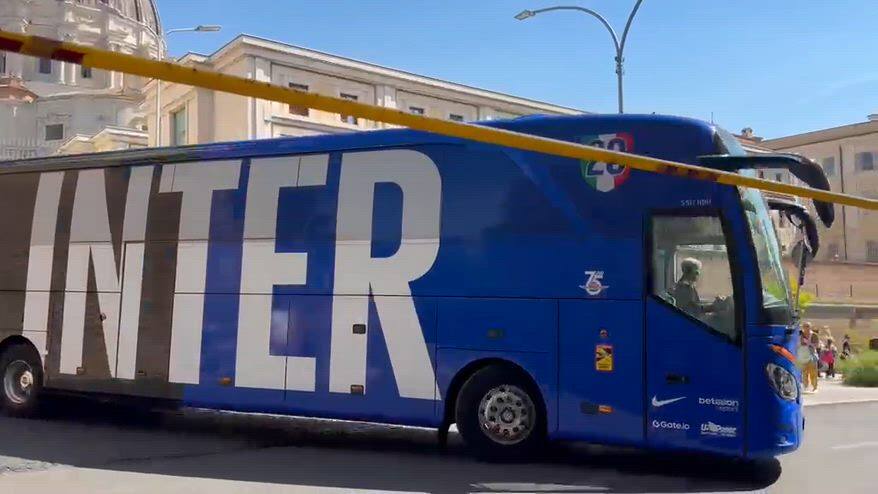 Inter, l'uscita dopo l'udienza con Papa Leone XIV
