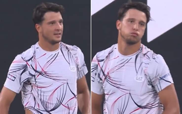 Sinner-Darderi, un bimbo piange e ferma il tie-break sul 2-0 per Luciano. VIDEO