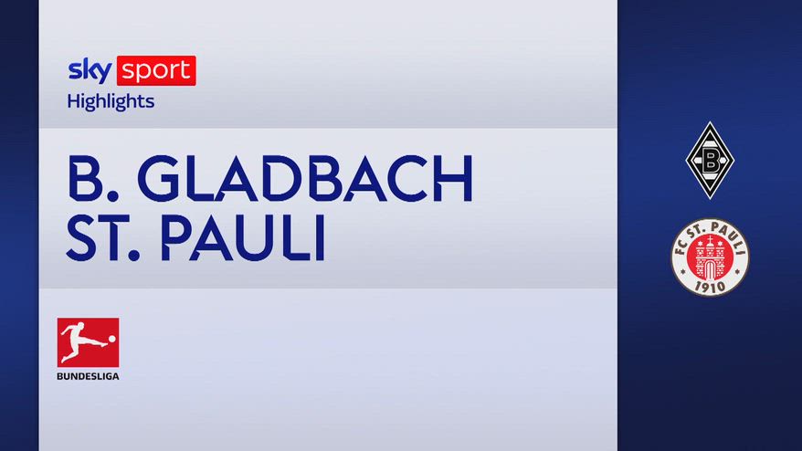 Borussia Moenchengladbach-St. Pauli 2-0: gol e highlights