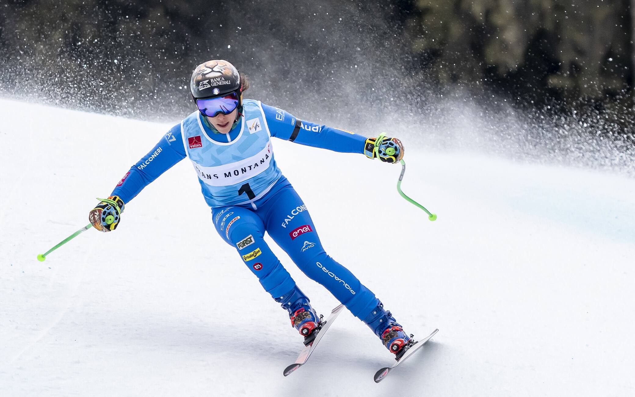 Coppa del mondo di sci, discesa libera di Crans Montana in diretta LIVE: test per Brignone