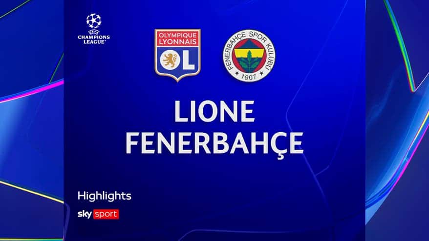 Lione-Fenerbahce 1-2: gol e highlights
