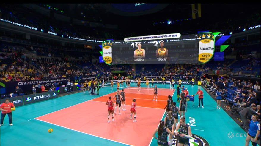 Conegliano beffata, in finale va il Vakifbank: highlights