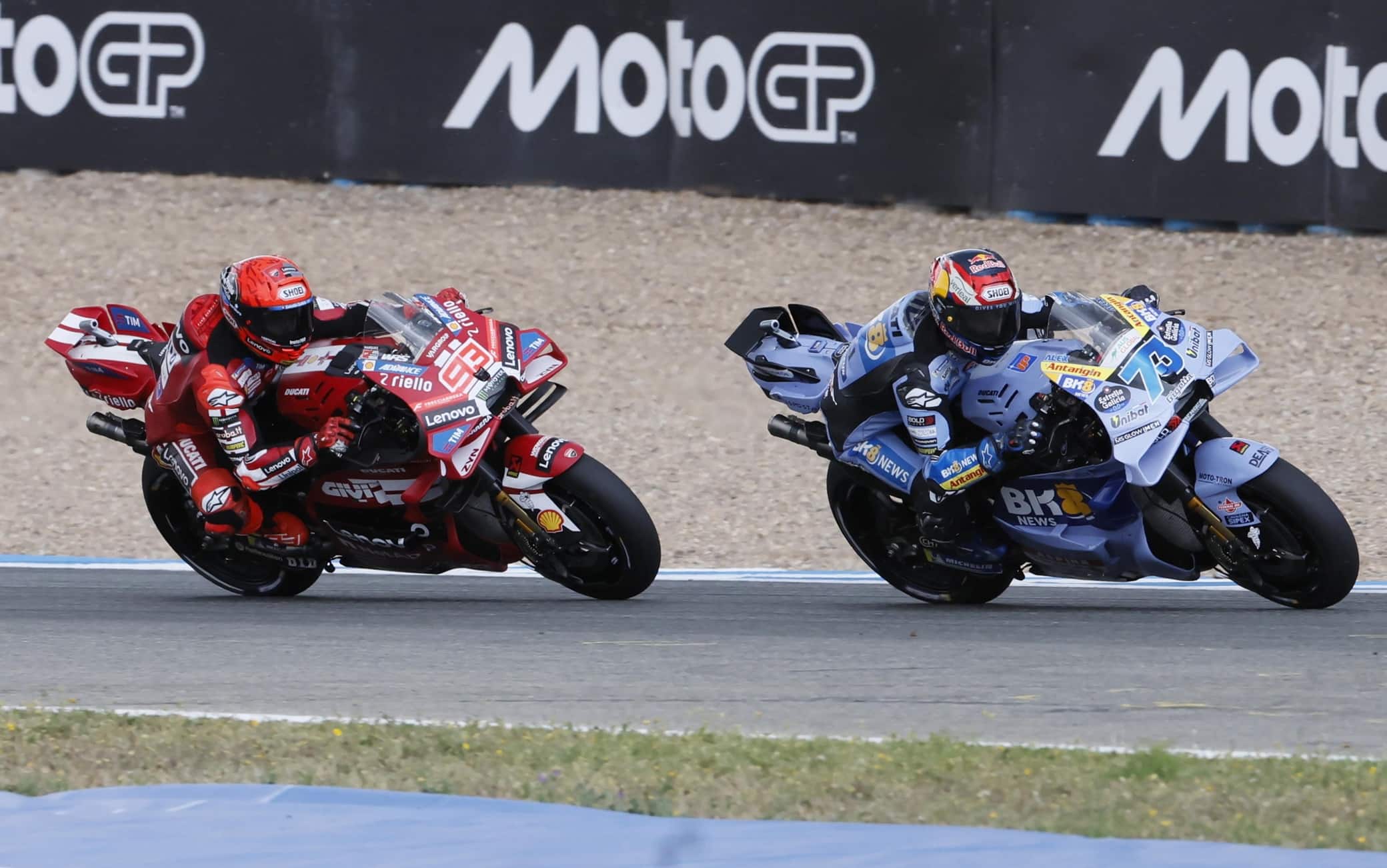 MotoGP in Spagna (Jerez): Alex Marquez il più veloce nel Warm up, 2° Marc, 3° Diggia