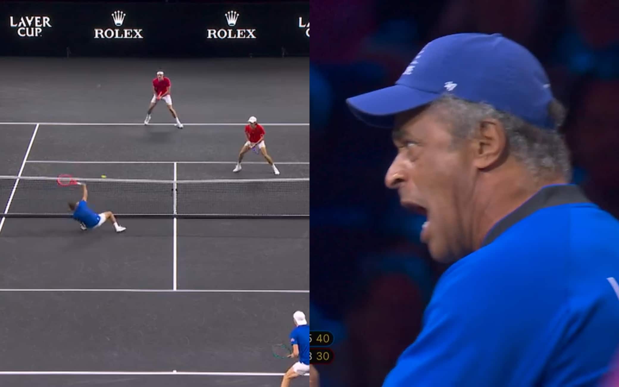 Cobolli, che show alla Laver Cup: conquista il match point cadendo! VIDEO