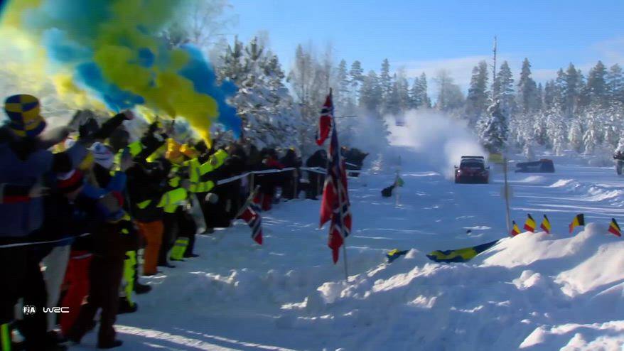WRC Svezia, highlights sabato: Evans in testa