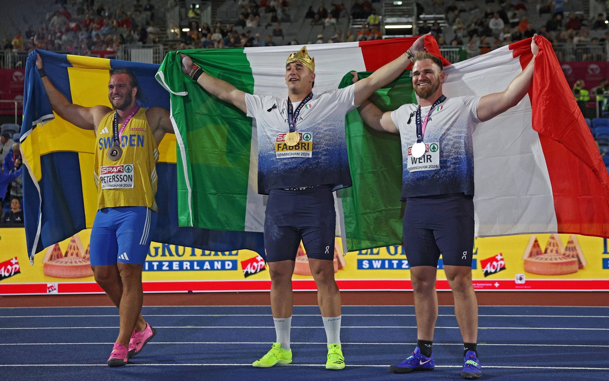 Atletica, tutte le medaglie vinte dall'Italia agli Europei di Birmingham
