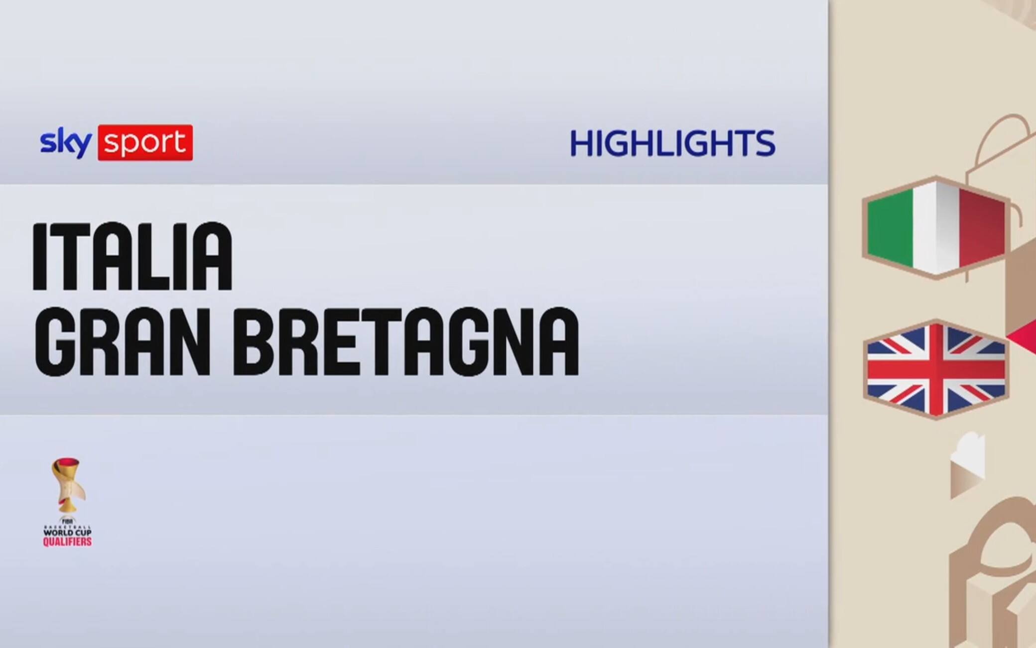 Qualificazioni Mondiali basket, Italia-Gran Bretagna 84-75: gli highlights