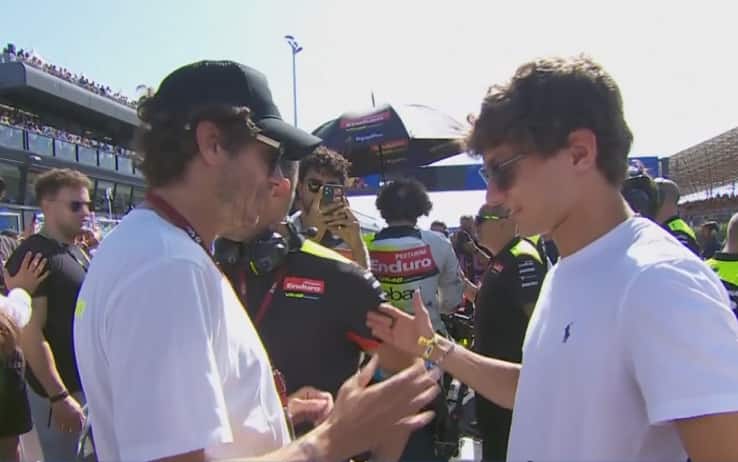 MotoGP, GP Misano, Valentino Rossi e Kimi Antonelli