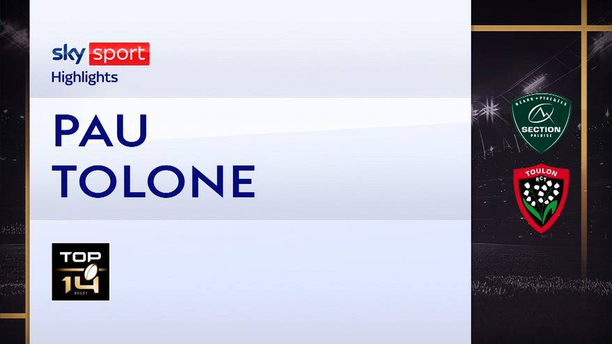 Top 14, Pau-Tolone 32-12: gli highlights