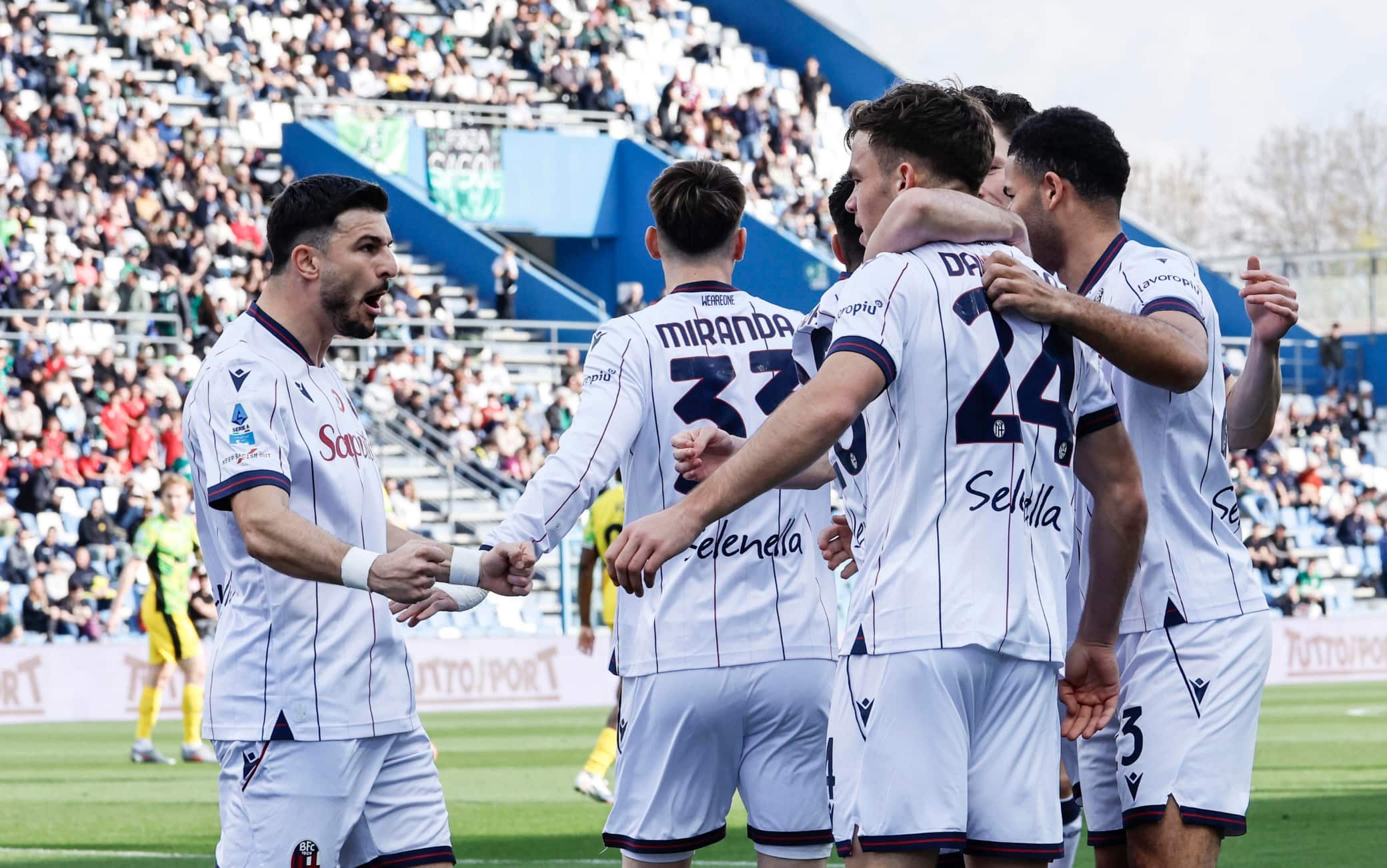 Sassuolo-Bologna 0-1: decide il gol di Dallinga
