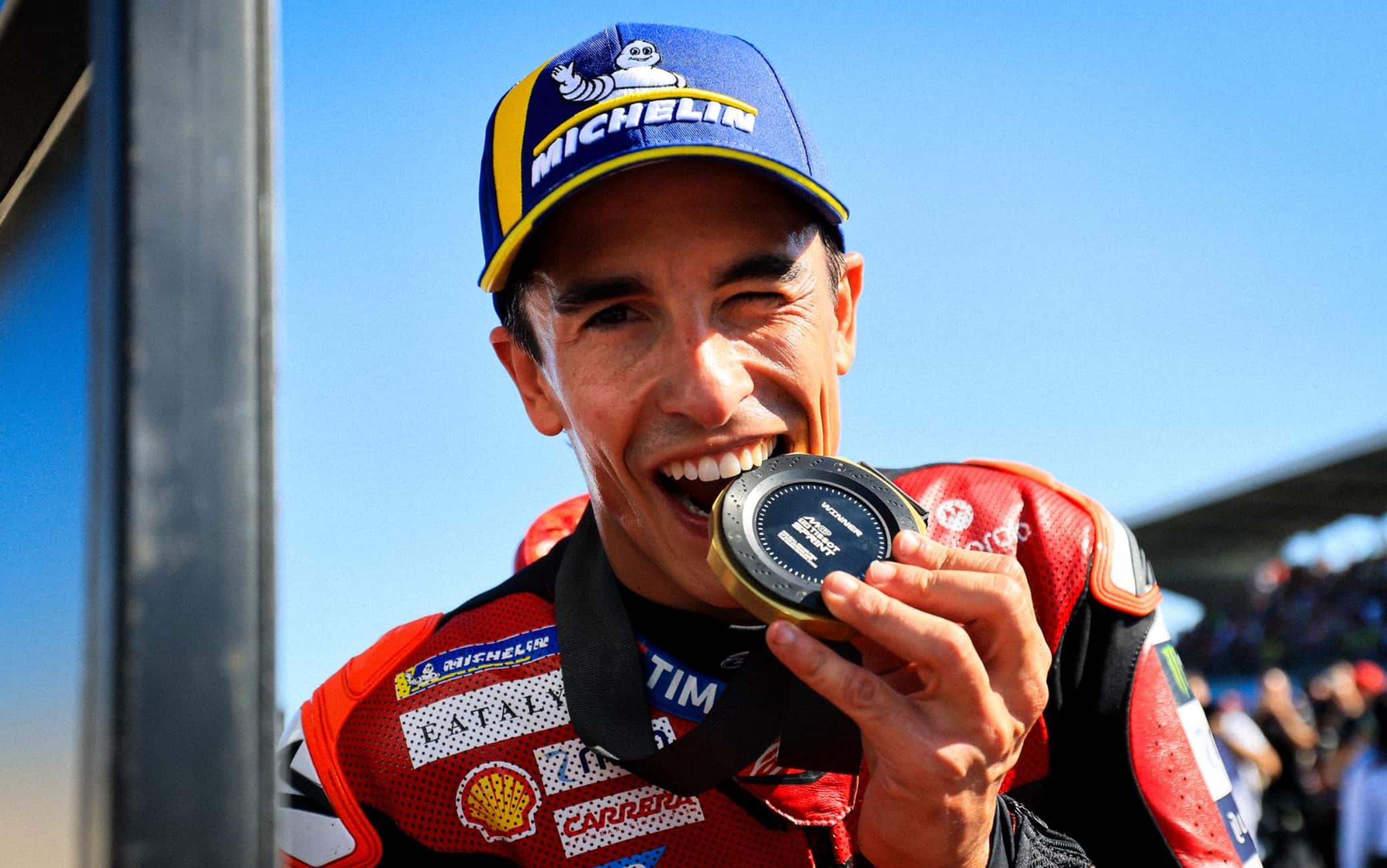 Marquez dopo la vittoria nella Sprint: "Mi sono fidato dei dati Ducati, ho fatto bene"