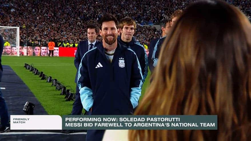 La canzone di Soledad Pastorutti commuove tutti: anche Messi