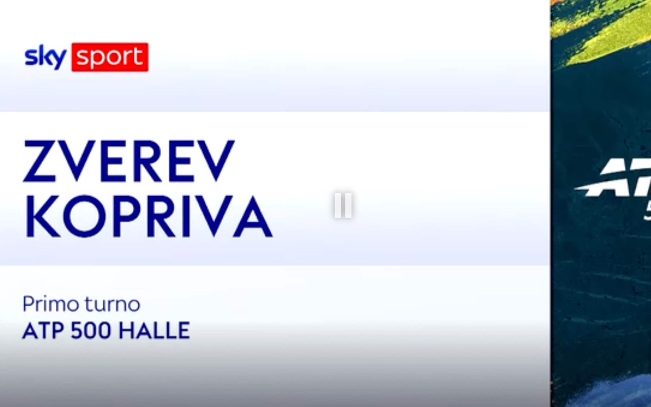 Zverev-Kopriva: highlights Atp Halle. VIDEO 