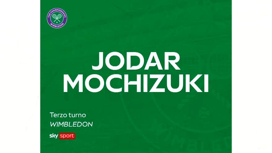 Jodar-Mochizuki: highlights Wimbledon. VIDEO