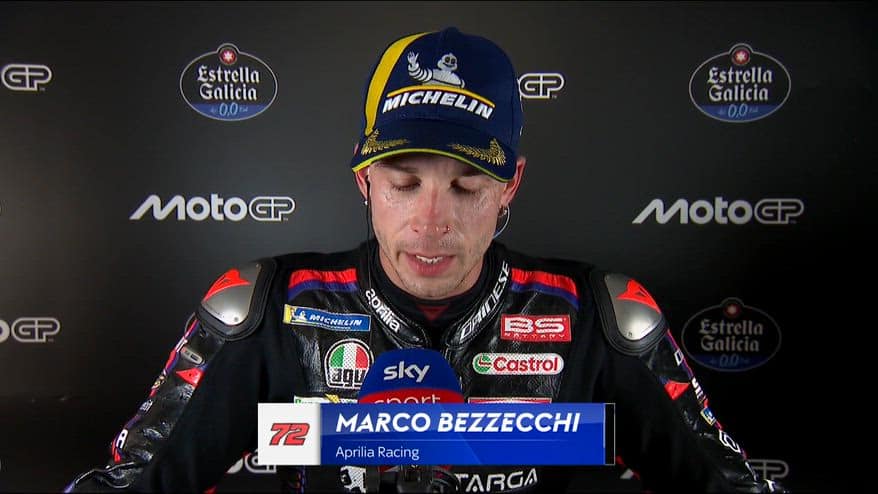 Bezzecchi: "Valentino mi ha scritto e mi ha caricato"
