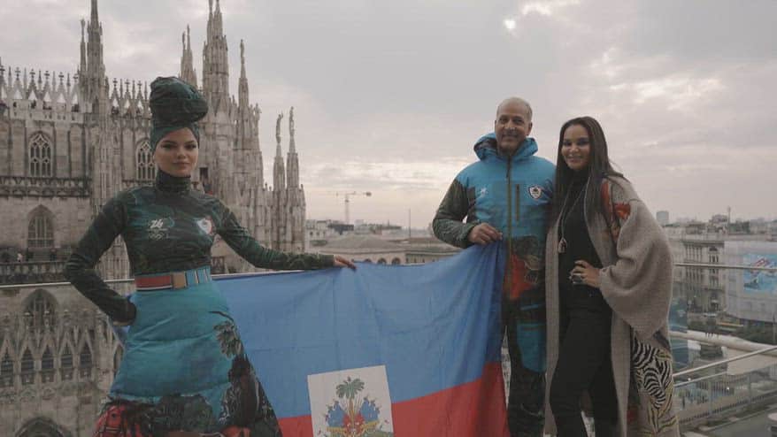 Milano-Cortina, le divise di Haiti disegnate in Italia