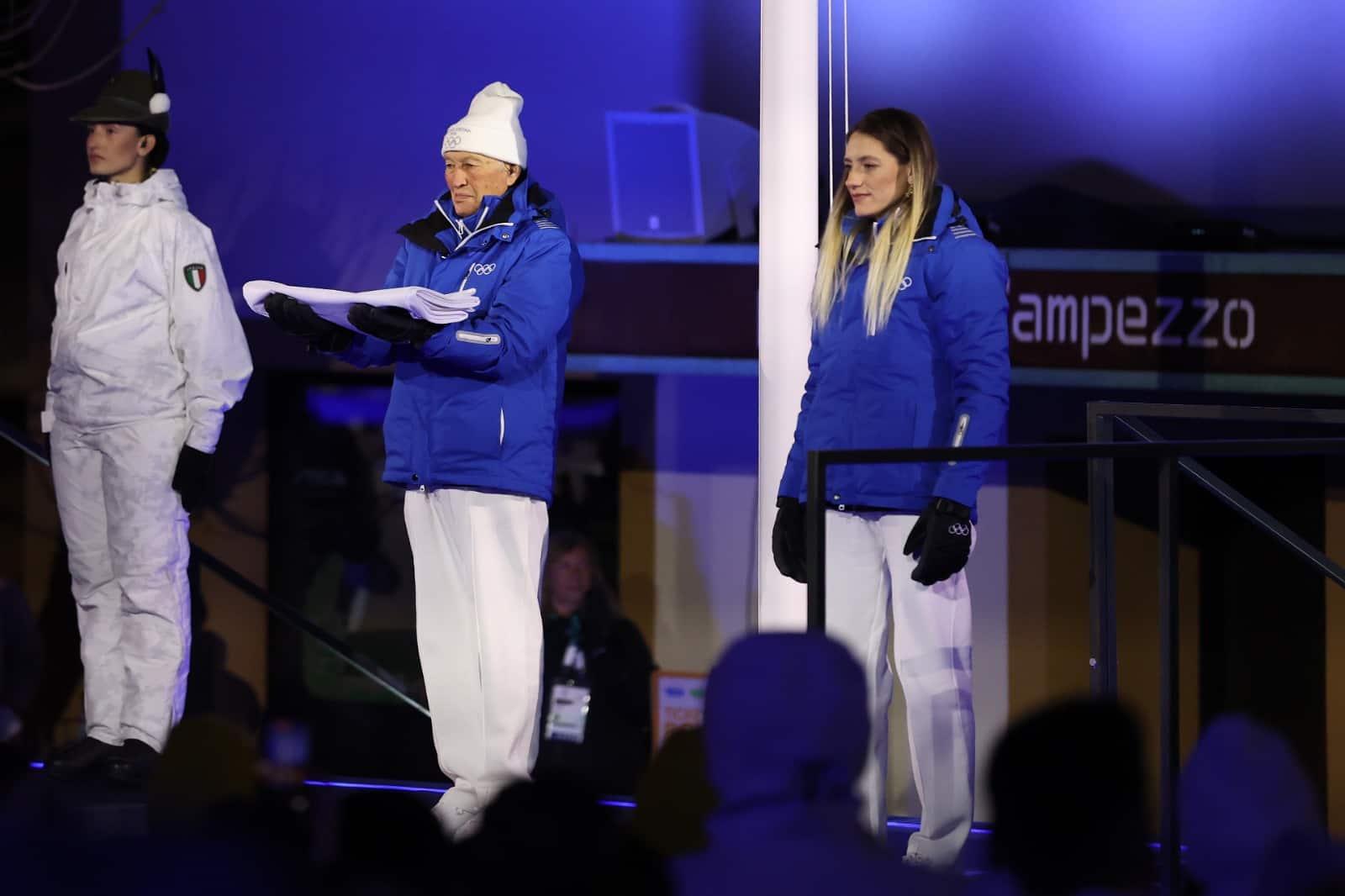 La bandiera a Cortina