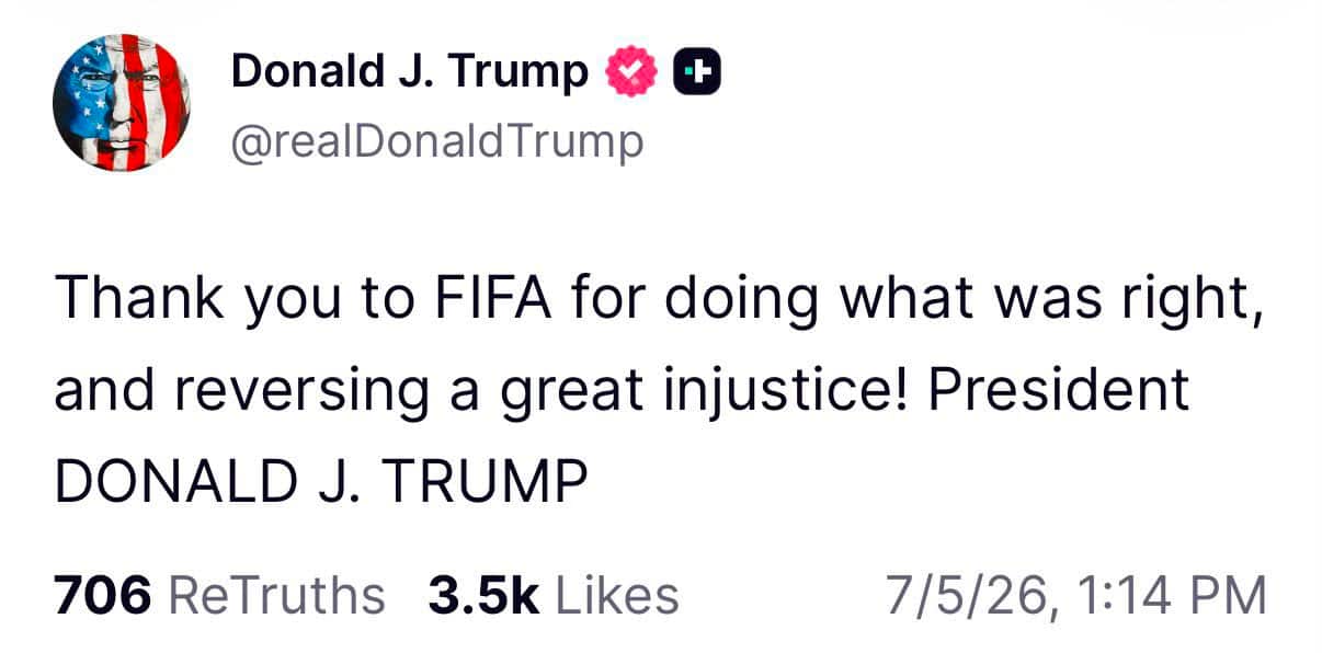 Caso Balogun, il commento di Trump