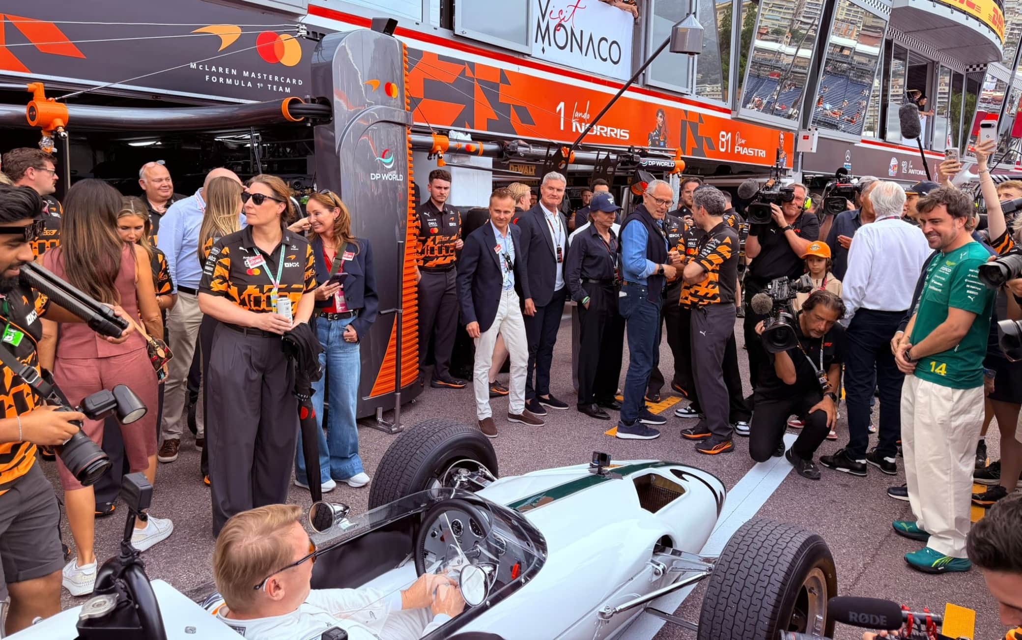 McLaren, 1000 GP e tanti campioni: le celebrazioni a Monaco