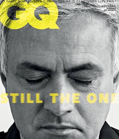 La copertina della versione portoghese di GQ