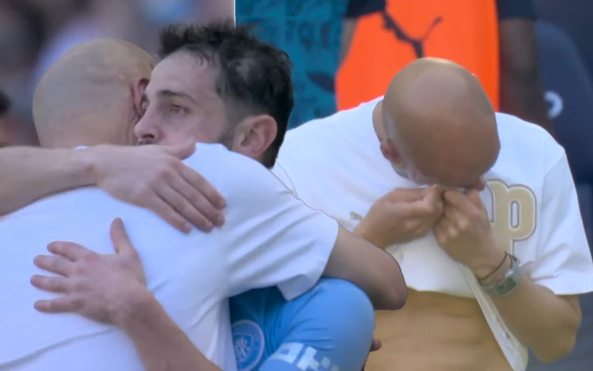 Man City-Aston Villa: l’addio da brividi di Bernardo Silva e Guardiola piange. VIDEO