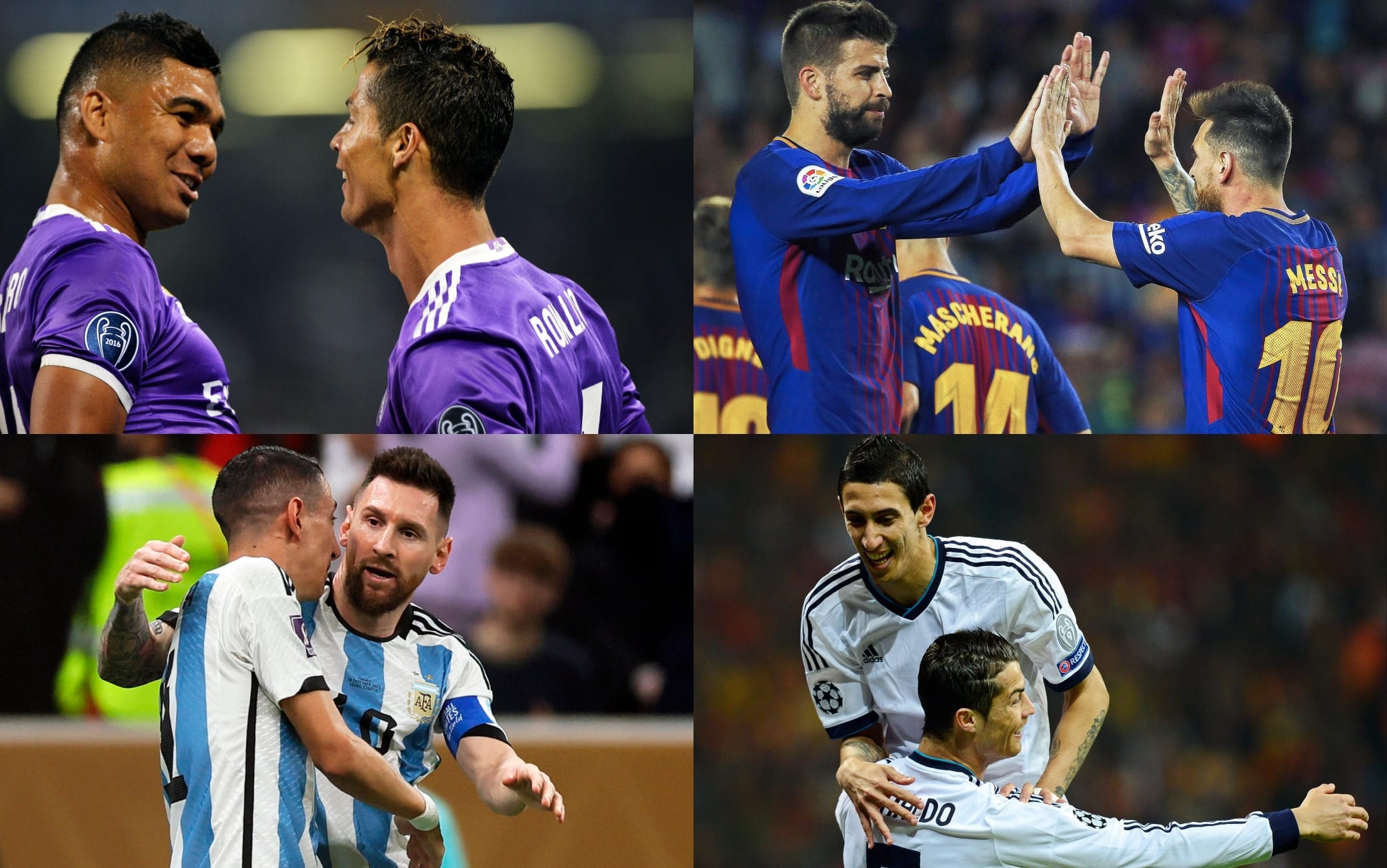 Casemiro nel club esclusivo di chi ha giocato sia con Messi che con Ronaldo