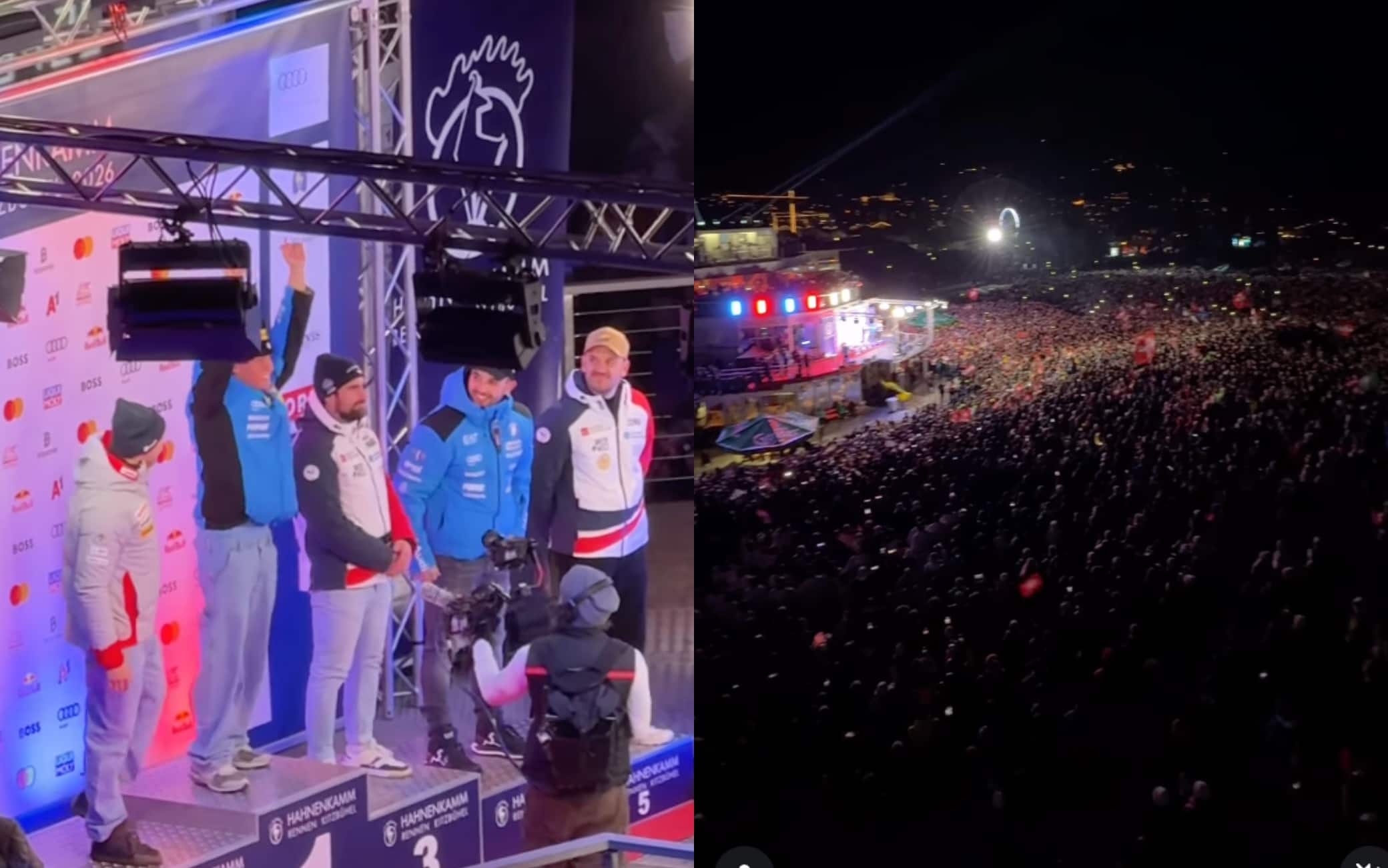 Show a Kitzbuehel: bagno di folla per Franzoni in Coppa del Mondo. VIDEO