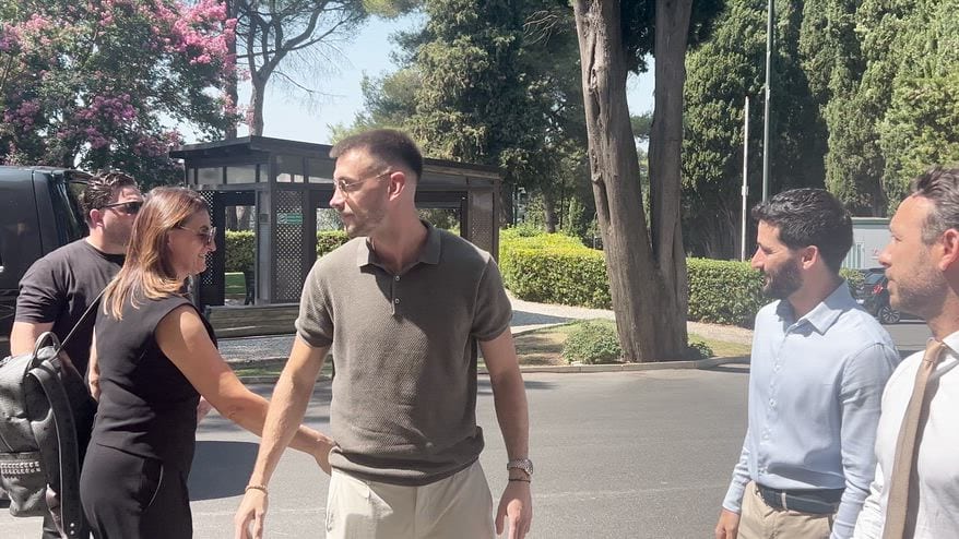 Frosinone, Terzic a Villa Stuart per le visite