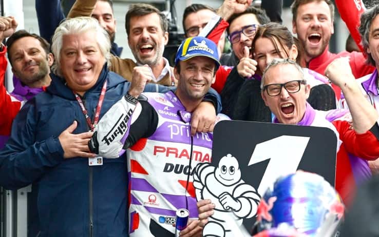 Paolo Campinoti e Johann Zarco