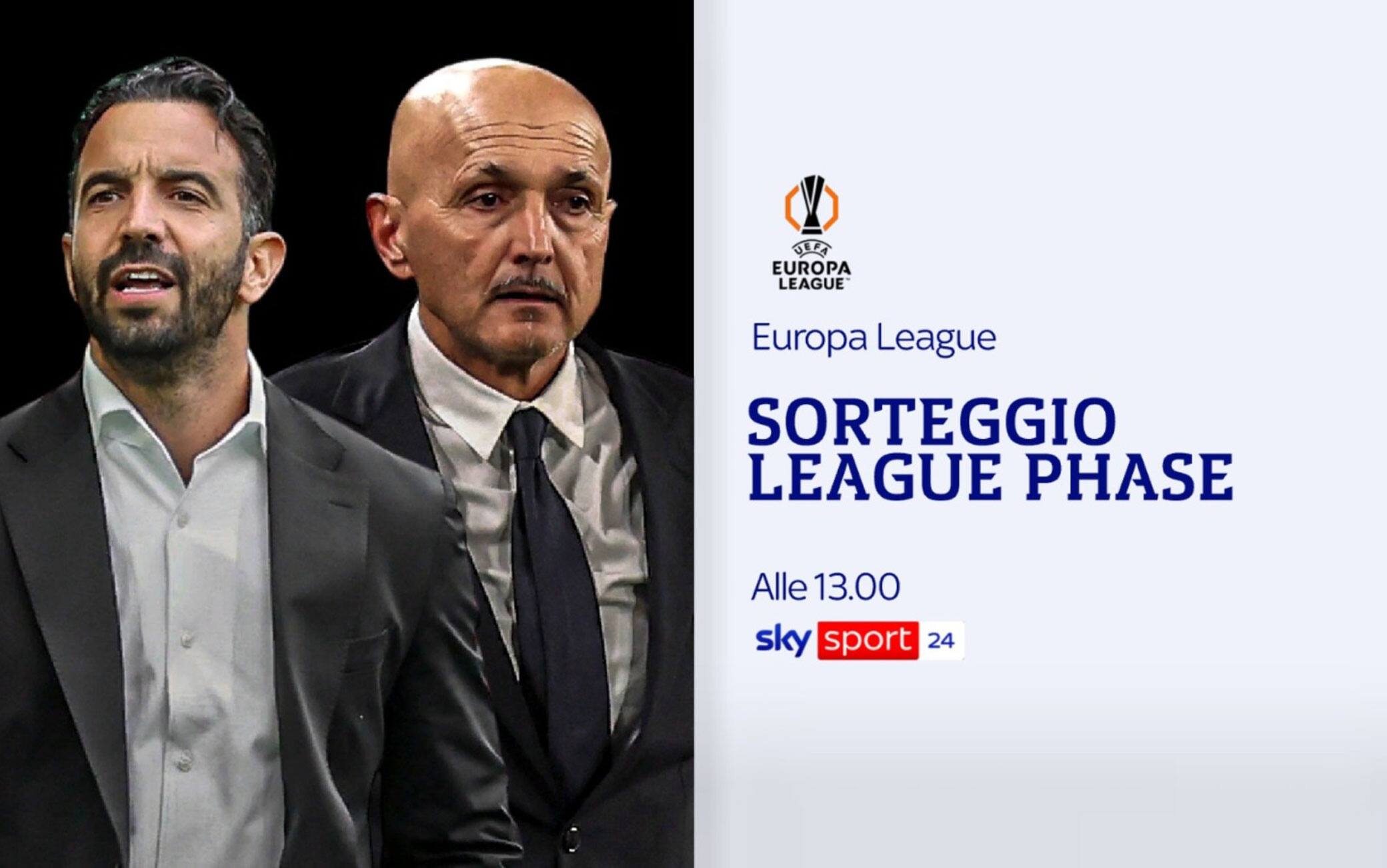 Sorteggi Europa League e Conference: le avversarie di Juventus, Milan e Atalanta. Diretta