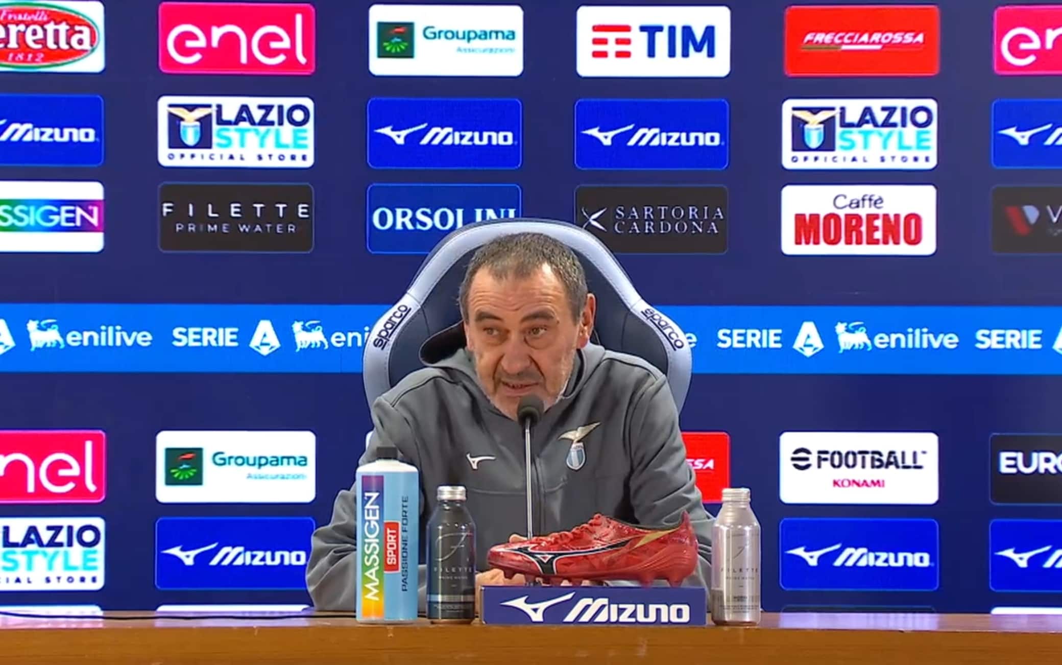 Juventus-Lazio, la conferenza di Sarri: "Mercato? Io sono come i tifosi, mi piace sognare"