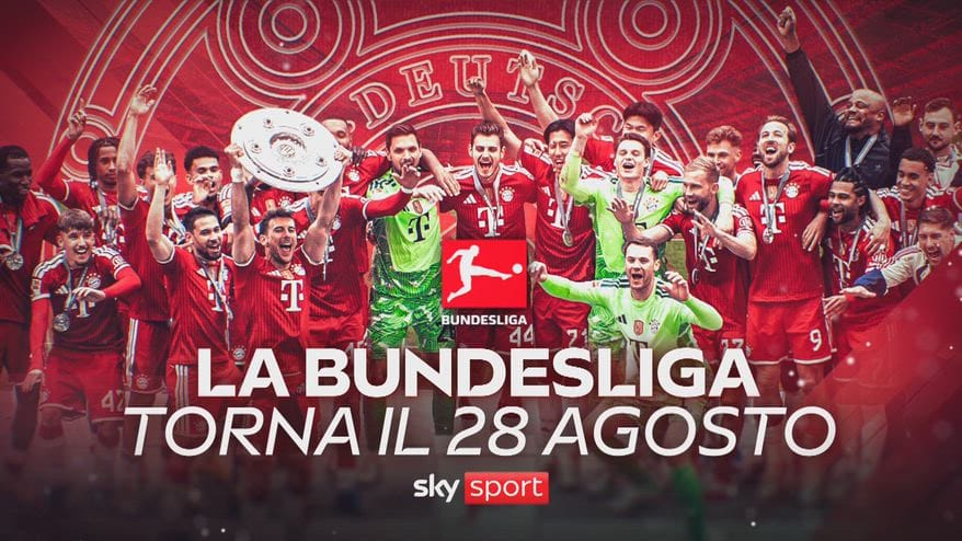 La Bundesliga torna il 28 agosto (su Sky) 